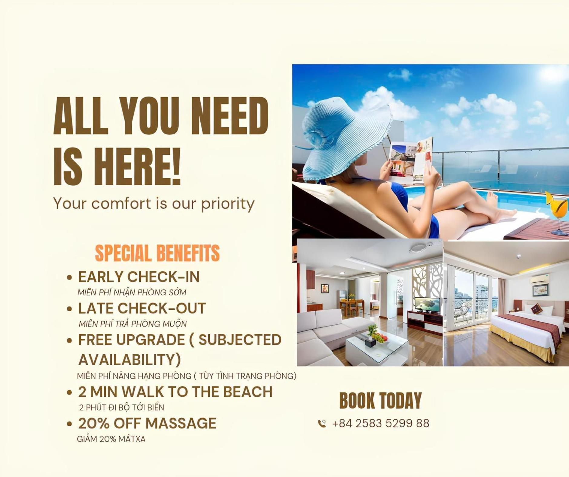 Paris Luxury Hotel & Apartment Nha Trang Eksteriør billede